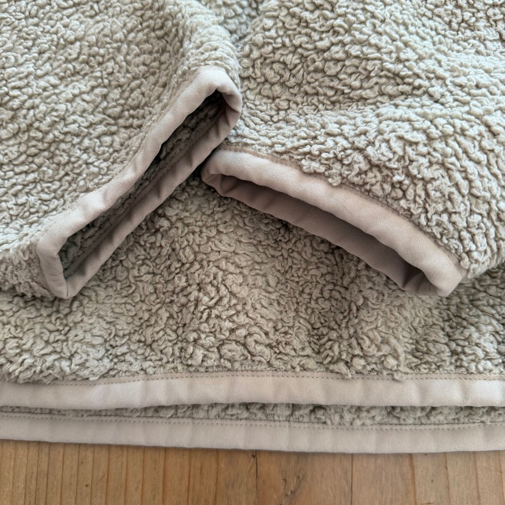 Patagonia Los Gatos 1/4 Zip Fleece Pullover Womens XL Taupe 25236 FA21 Sherpa - Picture 2 of 9